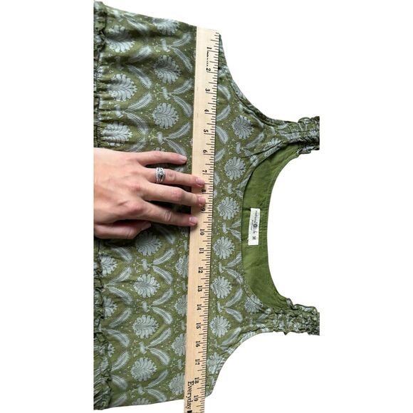 Natural Life Adele Cotton Midi Dress size M Boho Bohemian Sleeveless - Picture 8 of 10